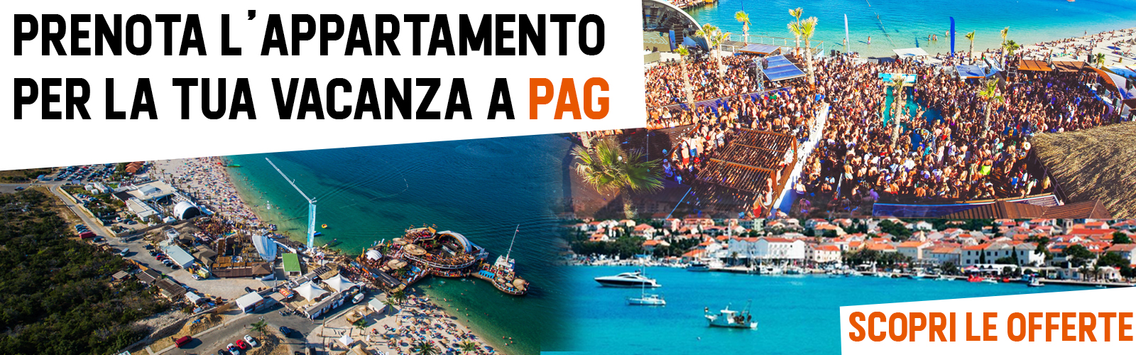 BANNER PRENOTA APPARTAMENTI VACANZE A PAG