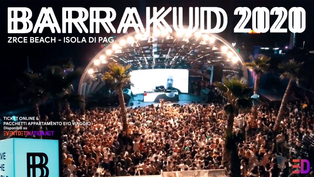 barrakud 2020 festival zrce beach isola di pag