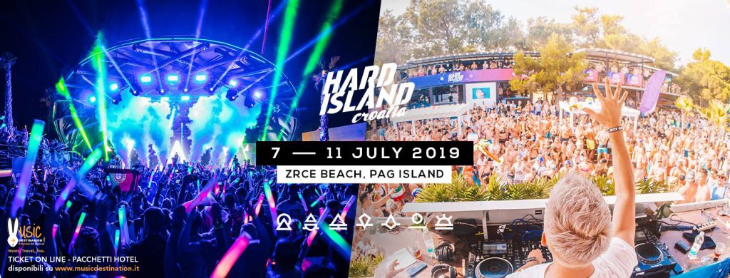 HARD ISLAND 2019 ZRCE BEACH PAG