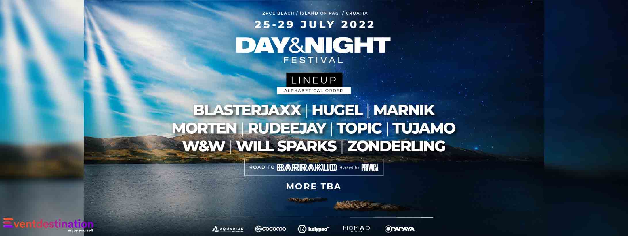 Day & Night Festival 2022 Pag Croazia